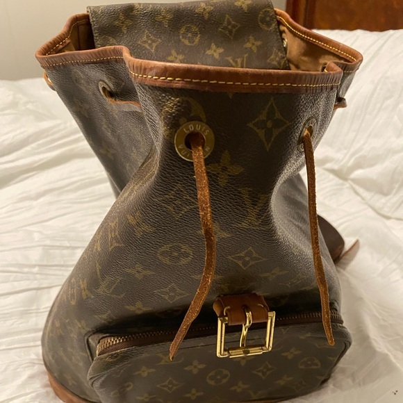 Vintage Montsouris Backpack Monogram Canvas GM - Picture 1 of 13